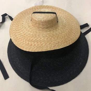 LVTZJ Fashion 2020 New Summer Hats Caps Big Brim Wheat Straw Sun Hats For Women 18cm Brim Ribbon Bowknot Layies Beach Cap 
LVTZJ Fashion 2020 New Summer Hats Caps Big Brim Wheat Straw Sun Hats For Women 18cm Brim Ribbon Bowknot Layies Beach Cap