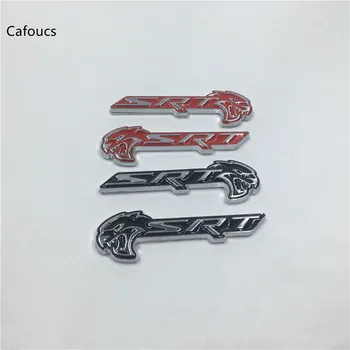 Set of 2 for Dodge Charger Challenger SRT HEMI HELLCAT Metal Emblem Side Fender Logo Badge Sticker 74*23mm