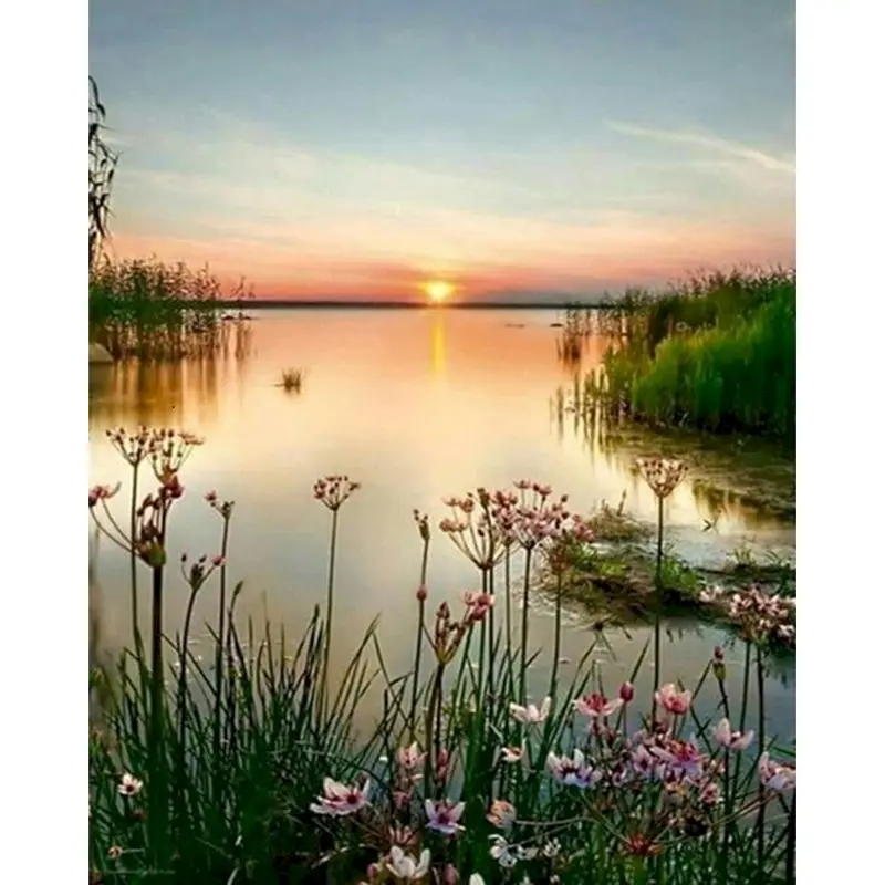 Frame 60x75cm Sunset Along River Landscape Painting By Numbers On Canvas Framed Wall Art Pictures For Adult Kids Colorful Gift
Frame 60x75cm Sunset Along River Landscape Painting By Numbers On Canvas Framed Wall Art Pictures For Adult Kids Colorful Gift