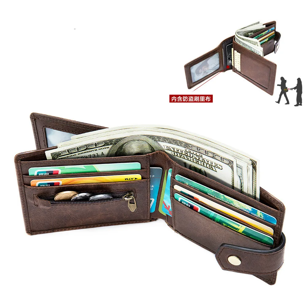 2020 New Leather Multi-card Card Bag for Men with Multi-function Anti-theft and Antimagnetic Retro RFID NFC Card Box Coin Wallet
2020 New Leather Multi-card Card Bag for Men with Multi-function Anti-theft and Antimagnetic Retro RFID NFC Card Box Coin Wallet