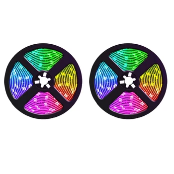 RGB LED Strip Lights Color Changing Music Sync Color for Decoration Home Party 20M Strip Lights with Remote
RGB LED Strip Lights Color Changing Music Sync Color for Decoration Home Party 20M Strip Lights with Remote