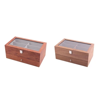 Watch Box, 12-Slot Wooden Case Storage Box with Jewelry Drawer for Storage and Display
Watch Box, 12-Slot Wooden Case Storage Box with Jewelry Drawer for Storage and Display