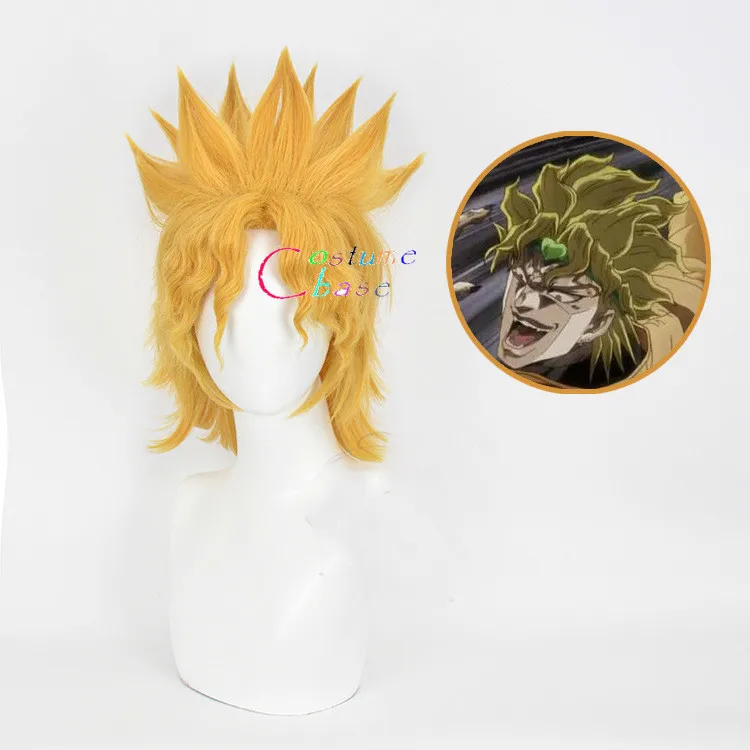 Anime JoJo's Bizarre Adventure Dio Brando Wig Golden Cosplay Heat Resistant Hair Halloween Role Play + Free Wig Cap
Anime JoJo's Bizarre Adventure Dio Brando Wig Golden Cosplay Heat Resistant Hair Halloween Role Play + Free Wig Cap