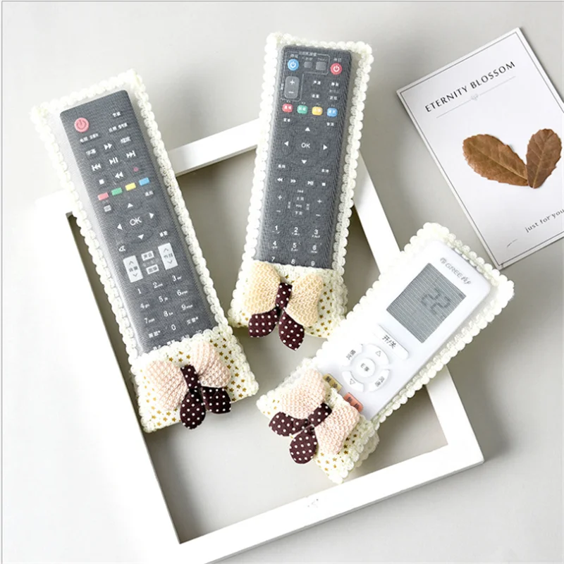Remote Control Dust Cover Fabric Lace Cloth Silicone Bag Container Holder for Air Conditioning Remote Control Protector Cover
Remote Control Dust Cover Fabric Lace Cloth Silicone Bag Container Holder for Air Conditioning Remote Control Protector Cover