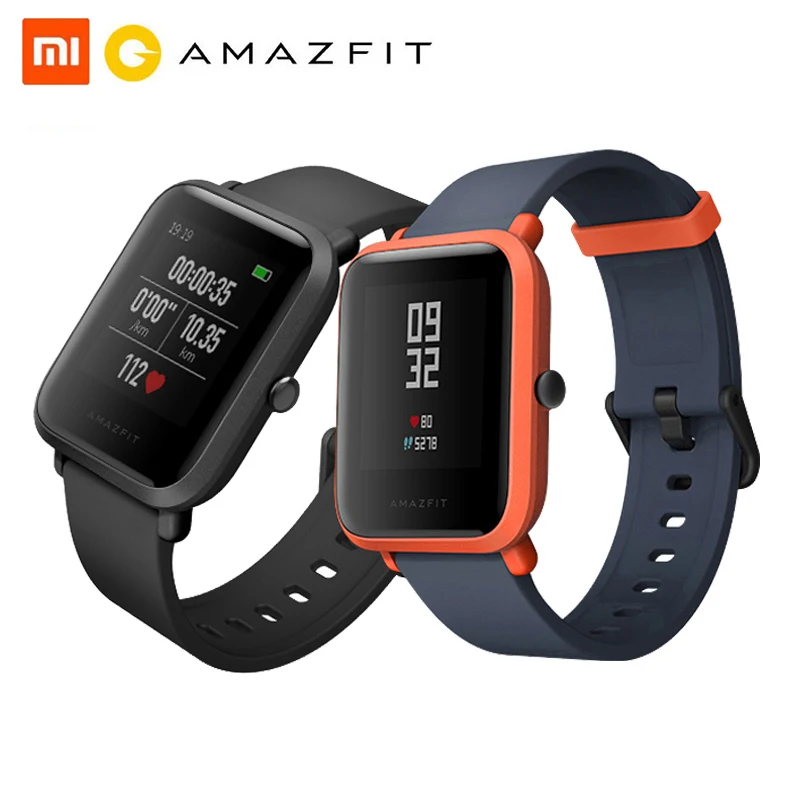Смарт часы Huami Amazfit Bip молодежная версия Pace Lite Bluetooth 4 0 GPS пульсометр аккумулятор на