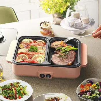 Mini dorm hot pot barbecue grill roast one pot multi-function household small electric baking pan boiling dual-use
Mini dorm hot pot barbecue grill roast one pot multi-function household small electric baking pan boiling dual-use