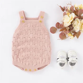 Cute Newborn Baby Sweater Romper Clothes Cotton Sleeveless Sling Casual Solid Button Toddler Infant Knitted Patchwork Jumpsuit
Cute Newborn Baby Sweater Romper Clothes Cotton Sleeveless Sling Casual Solid Button Toddler Infant Knitted Patchwork Jumpsuit