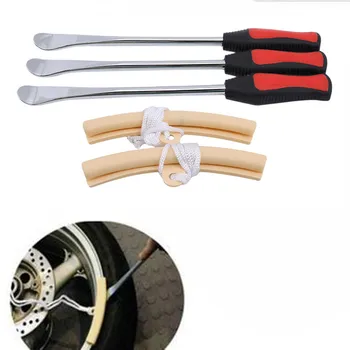 5pcs Tire Change Tool Set Tire Disassembly Assembly Set Kit Tire Spoon Lever Tools Rim Protector Sheaths For Motorcycle Car
5pcs Tire Change Tool Set Tire Disassembly Assembly Set Kit Tire Spoon Lever Tools Rim Protector Sheaths For Motorcycle Car