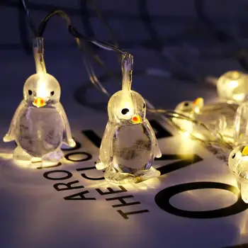 10LED 1.65m Christmas 10-Led Penguin Animal Shape String Lights10-LED 1.65M Atmosphere Decoration Penguin Light String Cute Home
10LED 1.65m Christmas 10-Led Penguin Animal Shape String Lights10-LED 1.65M Atmosphere Decoration Penguin Light String Cute Home