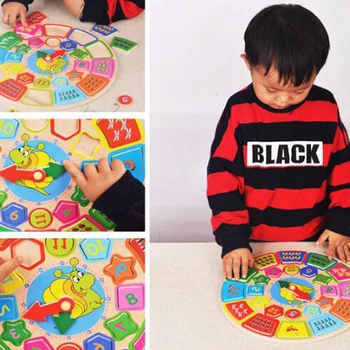 Geometry Party Puzzle Early Education Cognitive Clock Wooden Child Disassembly Alarm Clock Children Baby Math Toy Learning Toys
Geometry Party Puzzle Early Education Cognitive Clock Wooden Child Disassembly Alarm Clock Children Baby Math Toy Learning Toys