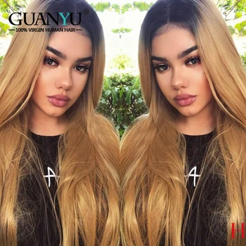Ombre 1B 27 Honey Blonde Lace Front Wig Human Hair 13X4 Brazilian Remy Hair Wigs with Baby Hair
Ombre 1B 27 Honey Blonde Lace Front Wig Human Hair 13X4 Brazilian Remy Hair Wigs with Baby Hair
