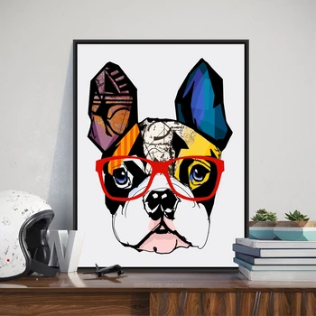 

Dog Labrador Poster Art Print Pictures , Abstract Labrador Retrieve Dog Canvas Art Painting Home Decor