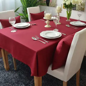 51 Solid Tablecloths Table Cloth Cotton Red Modern Style Table Runner Cushion Cover Seat Simple Style mantel de mesa 41
51 Solid Tablecloths Table Cloth Cotton Red Modern Style Table Runner Cushion Cover Seat Simple Style mantel de mesa 41