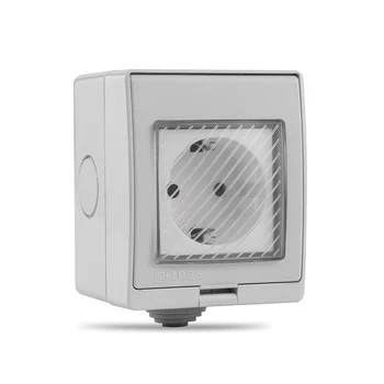 IP55 Smart wifi remote control Waterproof Outdoor Wall Power Socket 16A EU Standard Electrical Outlet AC 110~250V
IP55 Smart wifi remote control Waterproof Outdoor Wall Power Socket 16A EU Standard Electrical Outlet AC 110~250V