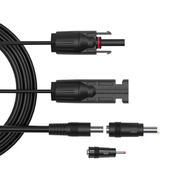 Solar Charging Cable Transfer to DC 5521 5525 3513.5 Extension Cable Charge from Solar Panel to ALLPOWERS Portable Generator
Solar Charging Cable Transfer to DC 5521 5525 3513.5 Extension Cable Charge from Solar Panel to ALLPOWERS Portable Generator