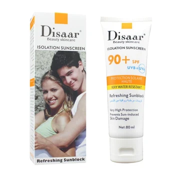 SPF 90+ Moisturizing Sunscreen Cream/SPF 60 Green Tea Refreshing Sunscreen Cream 80ml Ourdoor Anti-sunburn Anti-aging Two Specif
SPF 90+ Moisturizing Sunscreen Cream/SPF 60 Green Tea Refreshing Sunscreen Cream 80ml Ourdoor Anti-sunburn Anti-aging Two Specif
