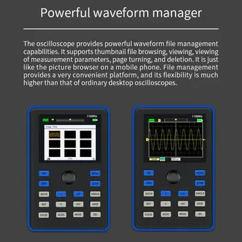 FNIRSI-1C15 Professional Digital Oscilloscope 500MS/s Sampling Rate 110MHz Analog Bandwidth Support Waveform Storage
FNIRSI-1C15 Professional Digital Oscilloscope 500MS/s Sampling Rate 110MHz Analog Bandwidth Support Waveform Storage