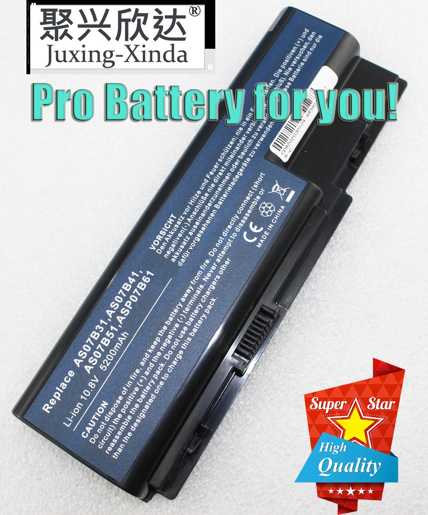 Laptop Battery For Acer AS07B31 AS07B32 AS07B41 AS07B42 AS07B51 AS07B52 AS07B71 AS07B72 AS07B31 AS07B51 AS07B61 Aspire 5520 5310
Laptop Battery For Acer AS07B31 AS07B32 AS07B41 AS07B42 AS07B51 AS07B52 AS07B71 AS07B72 AS07B31 AS07B51 AS07B61 Aspire 5520 5310