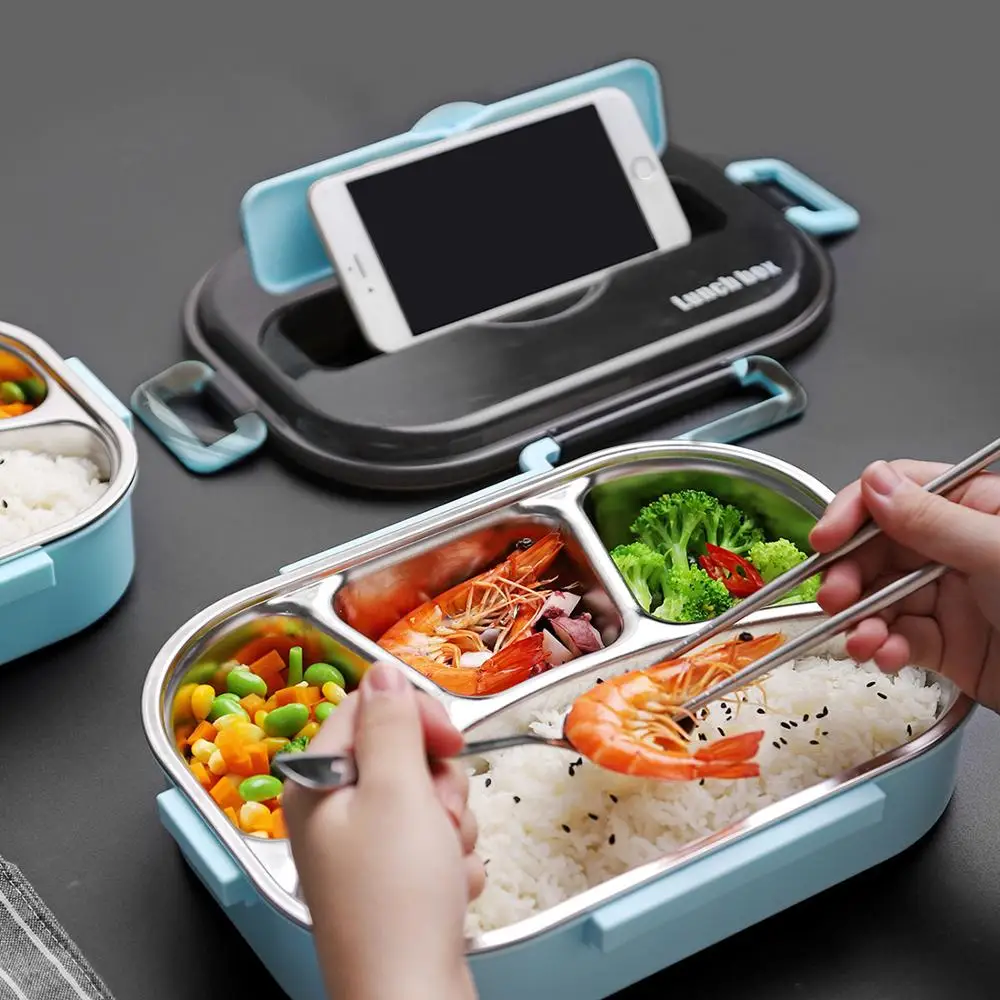 oneisall Lunch Box Separate Compartments Leakproof Food Is Not MixedThermal Bento Box with Tableware Eco-Friendly Food Container
oneisall Lunch Box Separate Compartments Leakproof Food Is Not MixedThermal Bento Box with Tableware Eco-Friendly Food Container