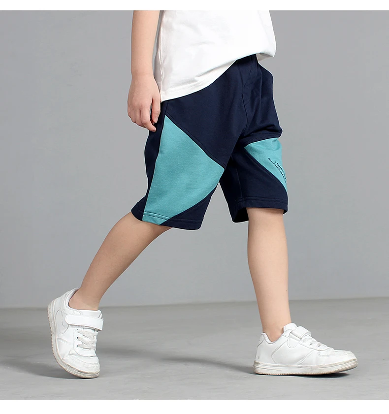Boys' High-Waist Knitting Shorts