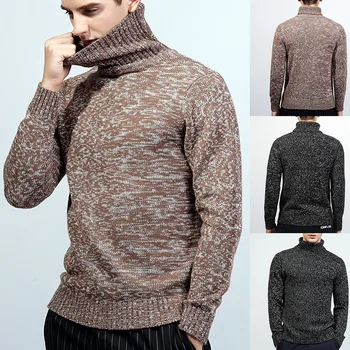 2020 Male Winter Warm Turtleneck Sweater Men Solid Knitted Double Collar Slim Fit Pullover Knitwear Men Jumper Sweater
2020 Male Winter Warm Turtleneck Sweater Men Solid Knitted Double Collar Slim Fit Pullover Knitwear Men Jumper Sweater