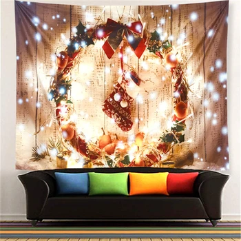 Christmas Wall Tapestry Hanging Christmas Tree Wreath Hippie Boho Window Tapestry Wood Cat Decor Wall Carpet Blanket Wall Fabric
Christmas Wall Tapestry Hanging Christmas Tree Wreath Hippie Boho Window Tapestry Wood Cat Decor Wall Carpet Blanket Wall Fabric