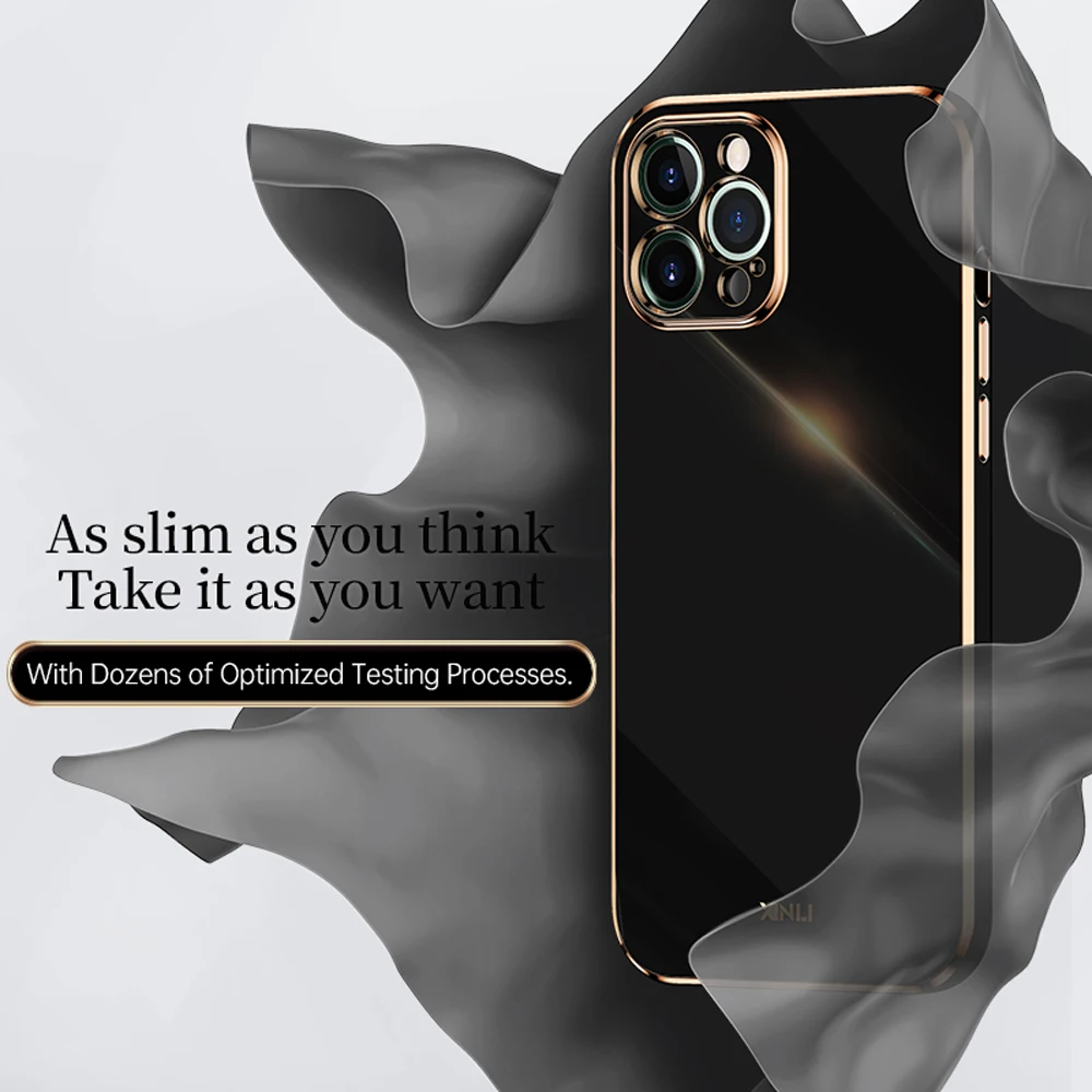 XINLI Soft TPU Phone Case For iPhone 14/13/12 Pro Max 7 8 Plus X XS MAX XR 12/13MiNi 7 8 SE2 Protecting Back Cover Bronzing Edge
XINLI Soft TPU Phone Case For iPhone 14/13/12 Pro Max 7 8 Plus X XS MAX XR 12/13MiNi 7 8 SE2 Protecting Back Cover Bronzing Edge