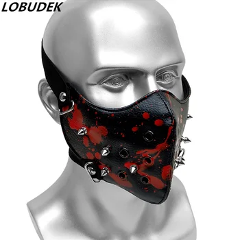 Punk Rivet Leather Mask Bar Party Show Nightclub Anime Performance Props Halloween Exaggerated Horror Masks Accessories Ornament
Punk Rivet Leather Mask Bar Party Show Nightclub Anime Performance Props Halloween Exaggerated Horror Masks Accessories Ornament