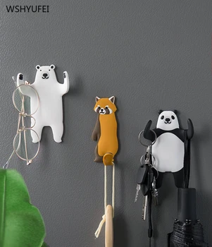 Cute cartoon free punching refrigerator hook no trace wall key strong coat creative animal multi-purpose reuse adhesive hook
Cute cartoon free punching refrigerator hook no trace wall key strong coat creative animal multi-purpose reuse adhesive hook