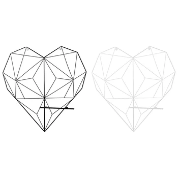 Wall Shelf Heart Hanging Decoration Metal Mesh Grid Wall Photos Shelf Postcards Frame Storage Rack Holders Nordic Style
Wall Shelf Heart Hanging Decoration Metal Mesh Grid Wall Photos Shelf Postcards Frame Storage Rack Holders Nordic Style