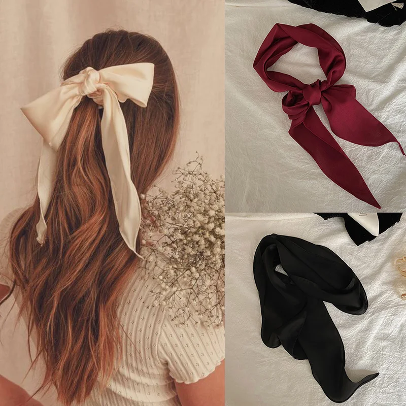 Lystrfac Silky Hair Bow Long Ribbon Hair Scarf for Women Girls Headband Bow Streamer Female Headwear Hair Accessories
Lystrfac Silky Hair Bow Long Ribbon Hair Scarf for Women Girls Headband Bow Streamer Female Headwear Hair Accessories