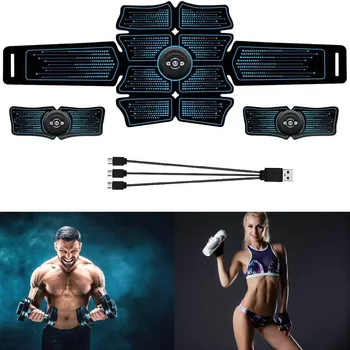 USB Rechargable Wireless EMS Electric Abdominal Muscles Trainer ABS Stimulator Body Weight Loss Massage Gym Belly Arm Fitness
USB Rechargable Wireless EMS Electric Abdominal Muscles Trainer ABS Stimulator Body Weight Loss Massage Gym Belly Arm Fitness