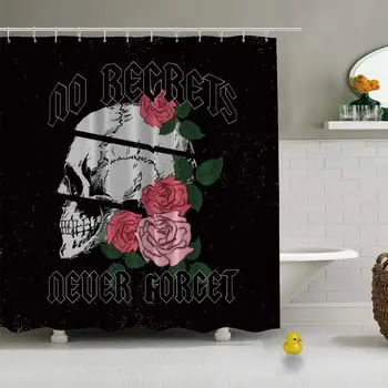 No Regrets Grunge Rock Roll Slogan Vector Various Shower Curtain for Home Office,72''L x 72''W 
No Regrets Grunge Rock Roll Slogan Vector Various Shower Curtain for Home Office,72''L x 72''W