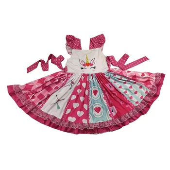 kids boutique valentine's day twirl dress heart unicorn printed fluffy sleeve party children dress
kids boutique valentine's day twirl dress heart unicorn printed fluffy sleeve party children dress