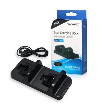 For PS4 Wireless Controller Dual USB Charging Dock Station Stand for PS4 Game Controller Handle Charger Cradle Bracket for PS4
For PS4 Wireless Controller Dual USB Charging Dock Station Stand for PS4 Game Controller Handle Charger Cradle Bracket for PS4
