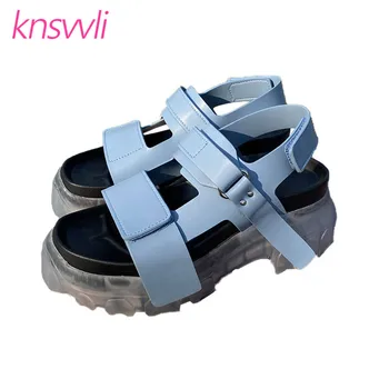 Jelly Clear Thick Sole Sandals Woman Genuine Leather Hook Casual Shoes Ladies Height Increasing Crystal Platform Sandals Women
Jelly Clear Thick Sole Sandals Woman Genuine Leather Hook Casual Shoes Ladies Height Increasing Crystal Platform Sandals Women