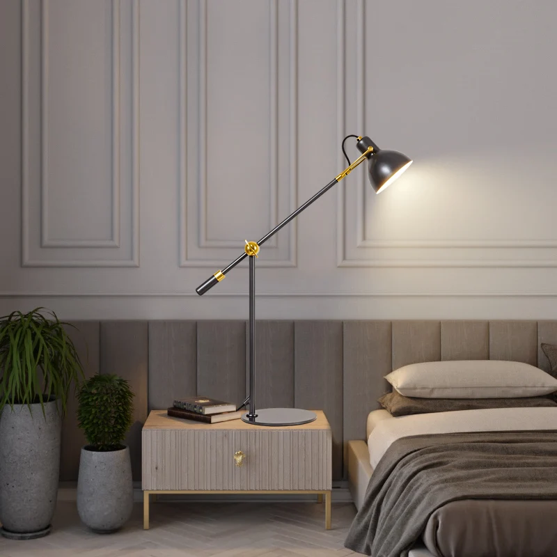 Nordic style bedside lamp post-modern table lamp simple room desk work office folding long arm lamp
Nordic style bedside lamp post-modern table lamp simple room desk work office folding long arm lamp