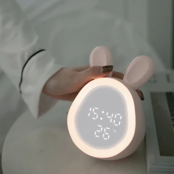 LED Alarm Clock Digital Snooze Table Clock Wake Up Light Electronic Large Time Temperature Display Home Decoration
LED Alarm Clock Digital Snooze Table Clock Wake Up Light Electronic Large Time Temperature Display Home Decoration