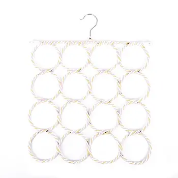 JEYL 16 Holes Ring Rope Scarf Holder Hanger Shawl Storage Display Hook Rack Style: 16 Circles: Color multicolor ran: Size: 38
JEYL 16 Holes Ring Rope Scarf Holder Hanger Shawl Storage Display Hook Rack Style: 16 Circles: Color multicolor ran: Size: 38