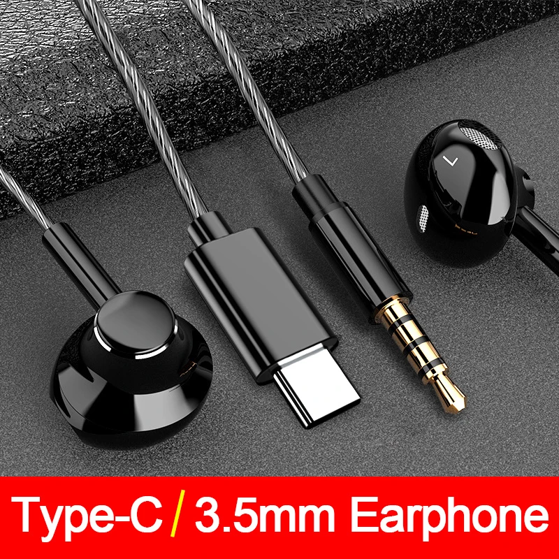 Type C Plug Wired Sports Earphone with Micrphone Extra Bass Calls Music Type C Plug Erapieces Earbuds Hands Free Line Auriculare
Type C Plug Wired Sports Earphone with Micrphone Extra Bass Calls Music Type C Plug Erapieces Earbuds Hands Free Line Auriculare