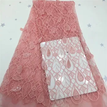 African Sequins Net Lace 3d Fabric 2020 pink High Quality French Mesh Lace Fabric Nigerian Tulle Lace Fabrics For Wedding
African Sequins Net Lace 3d Fabric 2020 pink High Quality French Mesh Lace Fabric Nigerian Tulle Lace Fabrics For Wedding