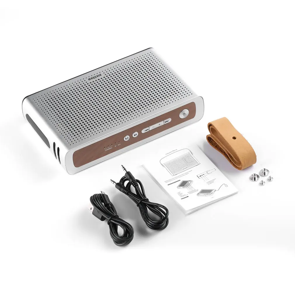 Stereo Portable Wireless CSR4.0 /Aux-in Speaker 8W Built-in Mic Handsfree Call 3.5mm AUX Play 120Hz-20KHz
Stereo Portable Wireless CSR4.0 /Aux-in Speaker 8W Built-in Mic Handsfree Call 3.5mm AUX Play 120Hz-20KHz