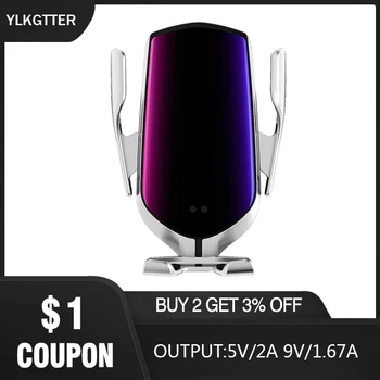 YLKGTTER Mobile Smart Phone Holder Vehicle TRACKING Charger Intelligent Recognition For Iphone 11 Samsung Note10 HuaWei Mate30
YLKGTTER Mobile Smart Phone Holder Vehicle TRACKING Charger Intelligent Recognition For Iphone 11 Samsung Note10 HuaWei Mate30