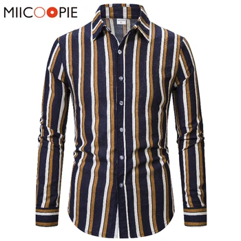 New Brand Vertical Striped Shirt Men Tops Casual Business Cotton Linen Mens Hawaiian Shirts Slim Fit Long Sleeves Camisas Hombre
New Brand Vertical Striped Shirt Men Tops Casual Business Cotton Linen Mens Hawaiian Shirts Slim Fit Long Sleeves Camisas Hombre