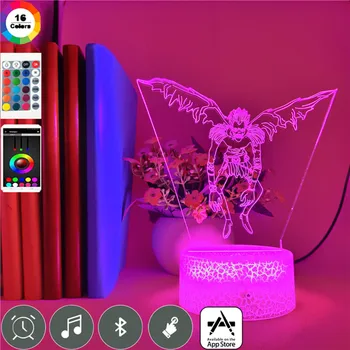 Anime Cool 3D Illusion LED Clock Base Table Lamp 7 Colors Changing Nightlight Death Note Ryuuku Anime Figure Model Toys Gifts
Anime Cool 3D Illusion LED Clock Base Table Lamp 7 Colors Changing Nightlight Death Note Ryuuku Anime Figure Model Toys Gifts