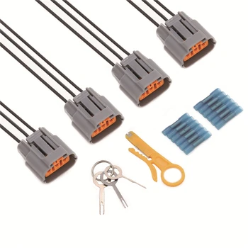 4Pcs Ignition Coil Plug Connectors Pigtail Wiring Harness For Mitsubishi Lancer Outlander 2004-2006/Eclipse Galant 2006-2012
4Pcs Ignition Coil Plug Connectors Pigtail Wiring Harness For Mitsubishi Lancer Outlander 2004-2006/Eclipse Galant 2006-2012