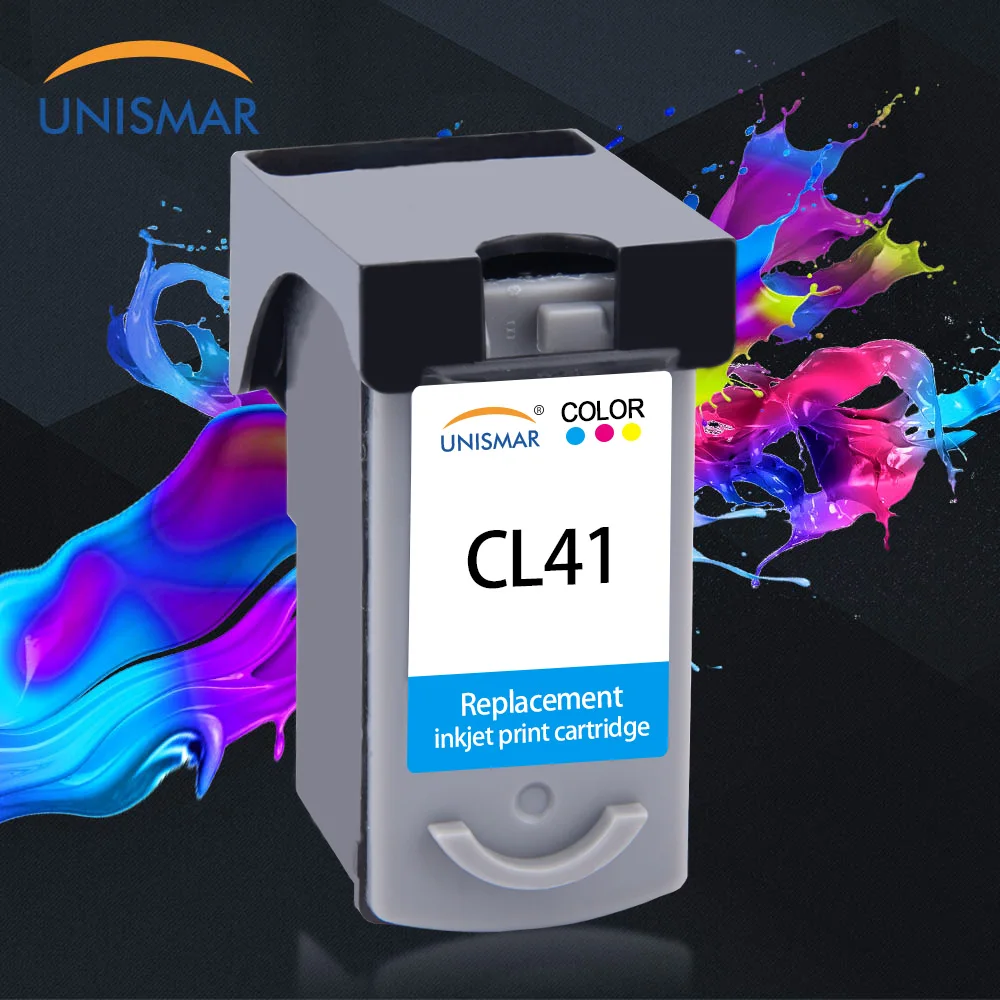 Unismar CL41 Ink Cartridges for Canon CL 41 Pixma iP1200 iP1800 iP1900 iP1600 MX300 MX310 MP160 MP140 6210D 6220D 6310D 6320D
Unismar CL41 Ink Cartridges for Canon CL 41 Pixma iP1200 iP1800 iP1900 iP1600 MX300 MX310 MP160 MP140 6210D 6220D 6310D 6320D