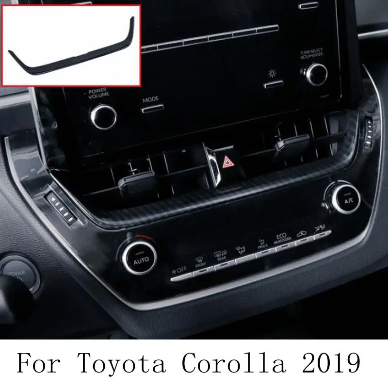 Car Air Outlet Cover Trim Carbon Fiber Navigation Strip Cover Center For Toyota Corolla 2019 2020 2021 Interior Supplies
Car Air Outlet Cover Trim Carbon Fiber Navigation Strip Cover Center For Toyota Corolla 2019 2020 2021 Interior Supplies