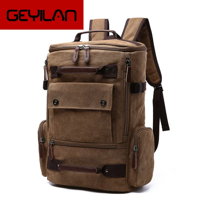 Canvas Backpack Men's Shoulders Bag Big Capacity Computer Bag Leisure Multi-purpose Travel Bag Backpack
Canvas Backpack Men's Shoulders Bag Big Capacity Computer Bag Leisure Multi-purpose Travel Bag Backpack