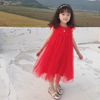 girls red dresses solid mesh design sweet kids dress summer boutique baby clothes
girls red dresses solid mesh design sweet kids dress summer boutique baby clothes